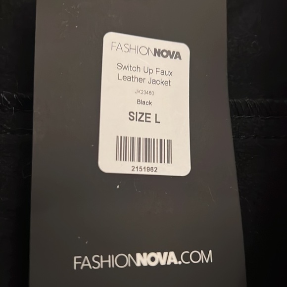 Fashion nova leather jacket shacket - Picture 4 of 5